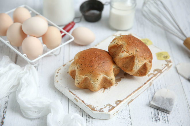 红茶橙皮面包 制作方法