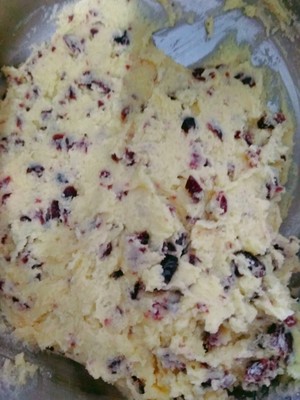 蔓越莓曲奇饼干  制作方法