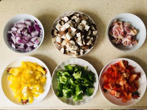 蔬菜培根鸡蛋杯 制作方法