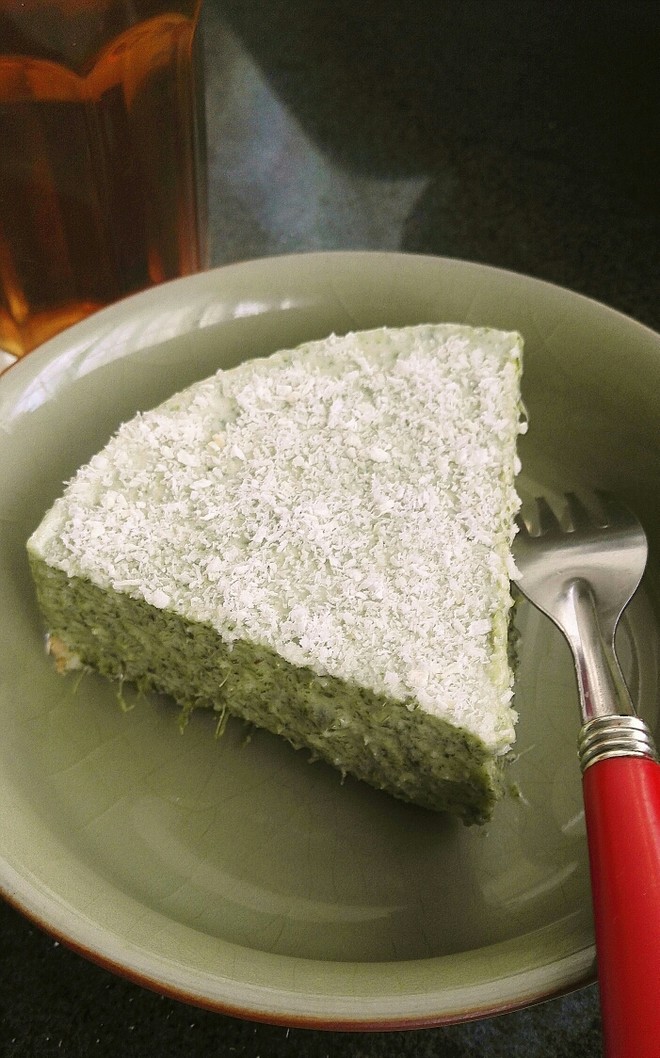 艾草慕斯蛋糕 制作方法