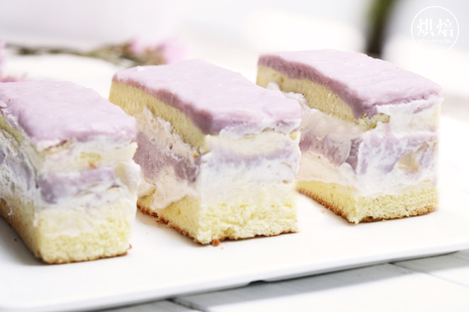 仿火遍台湾不二家的芋头蛋糕（杏仁粉版） 制作方法