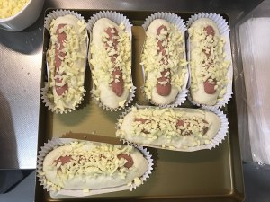 香肠芝士面包  制作方法