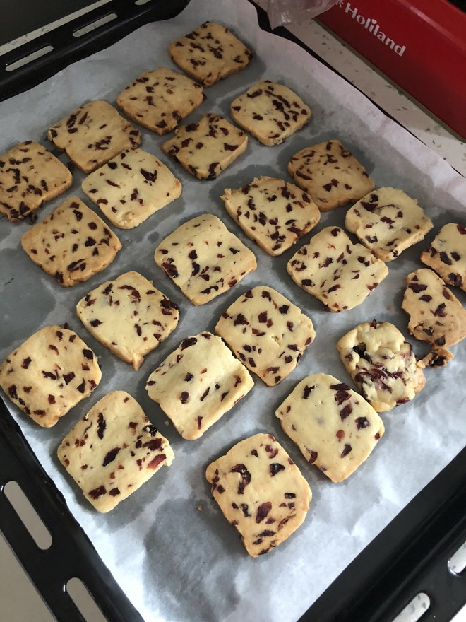 低糖少油蔓越莓饼干  制作方法