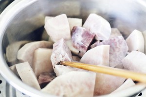 芋泥肉松吐司 制作方法