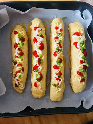 芝士肉松面包 制作方法