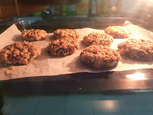 黑芝麻燕麦小饼干（无油无糖） 制作方法