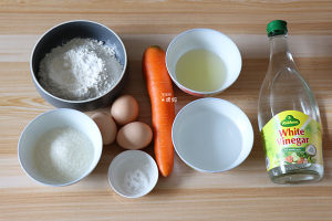 胡萝卜猫爪蛋糕 制作方法