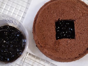 雪藏珍珠奶盖蛋糕 制作方法