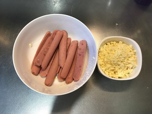 香肠芝士面包  制作方法