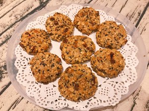 黑芝麻燕麦小饼干（无油无糖） 制作方法