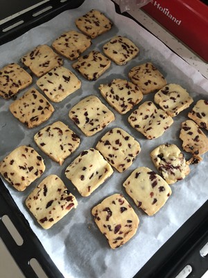 低糖少油蔓越莓饼干  制作方法