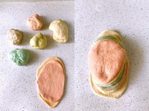 彩色吐司 制作方法