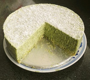 艾草慕斯蛋糕 制作方法