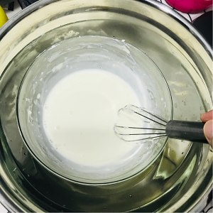 轻乳酪蛋糕  制作方法