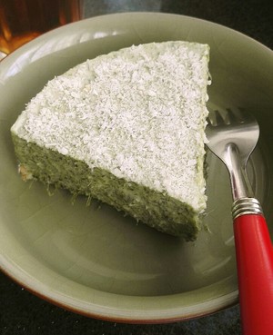 艾草慕斯蛋糕 制作方法