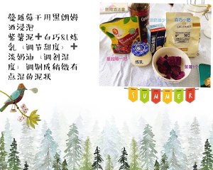 玫瑰紫/麻薯面包 制作方法