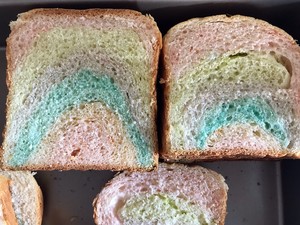 彩色吐司 制作方法