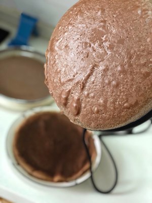 8寸巧克力千层蛋糕 制作方法