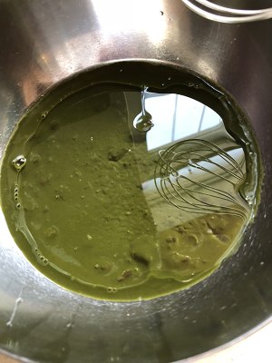 抹茶红豆戚风蛋糕  制作方法