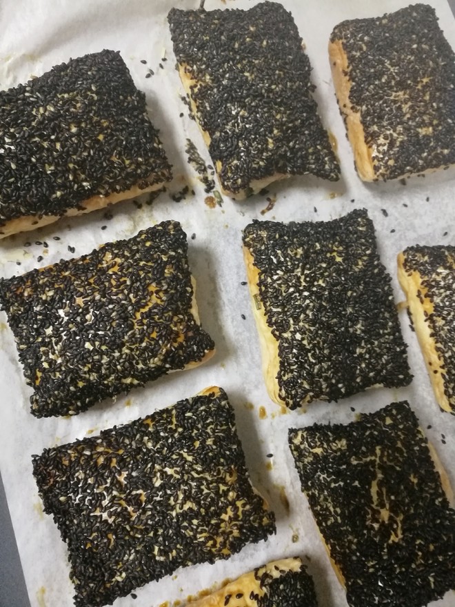 香葱烧饼酥脆  制作方法