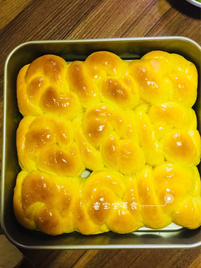 南瓜老面包  制作方法