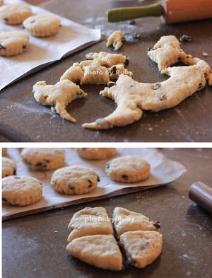 英式快手点心～葡萄干司康（Scone） 制作方法