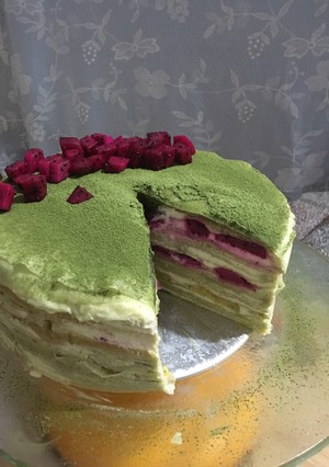 抹茶千层蛋糕  制作方法