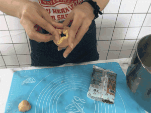 豆沙&紫薯月饼 制作方法