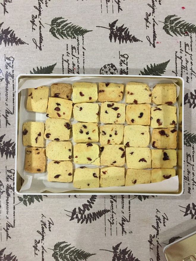 蔓越莓饼干 制作方法