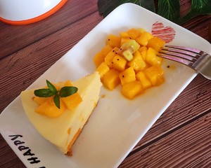 芒果芝士慕斯蛋糕  制作方法