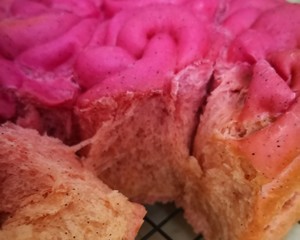 火龙果面包 制作方法