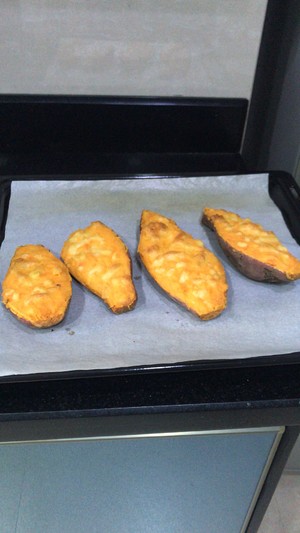 芝士焗番薯 制作方法