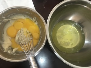 十寸后蛋法的戚风蛋糕