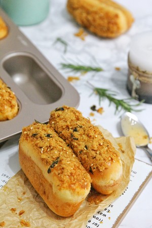 冠利沙拉酱-全麦肉松堡 制作方法