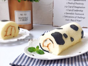 奶牛蛋糕卷 制作方法