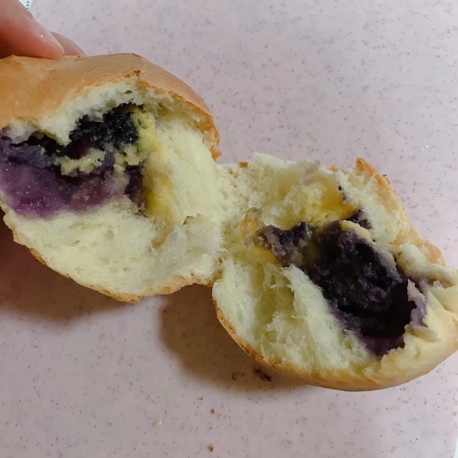 蓝莓奶酪面包  制作方法