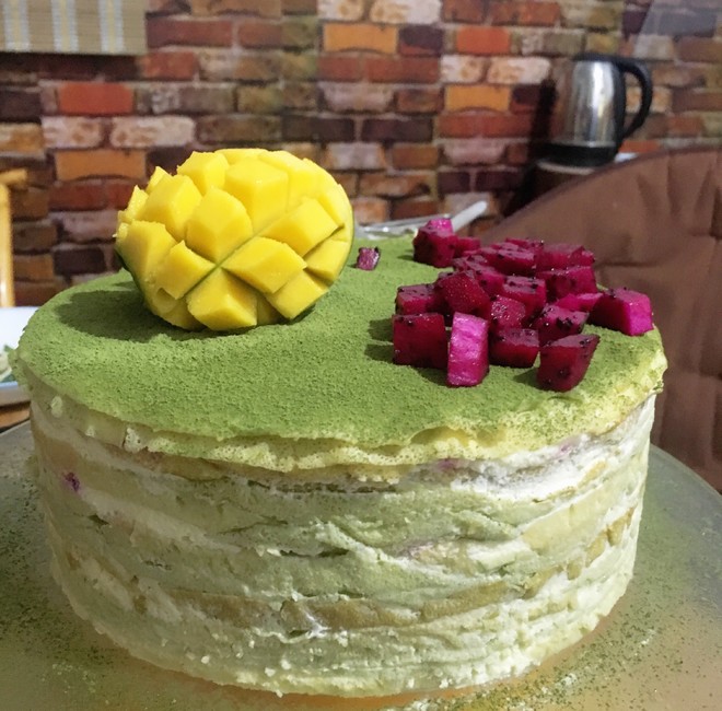 抹茶千层蛋糕  制作方法