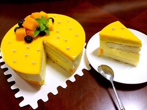 芒果慕斯蛋糕  制作方法
