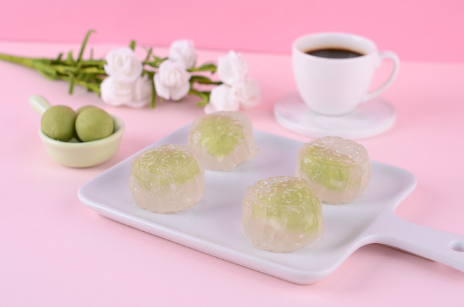 水晶班兰月饼 制作方法