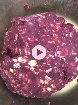 宠物零食燕麦紫薯饼 制作方法