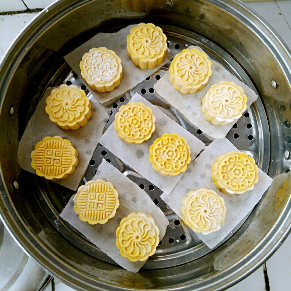 【南瓜饼（月饼）的做法步骤图，怎么做好吃】淡然-微笑-制作