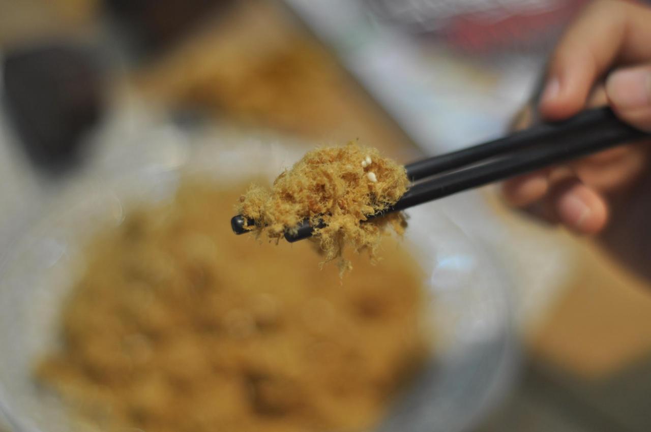 【面包机自制肉松的做法步骤图,怎么做好吃】木亭子96-制作