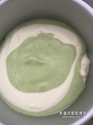 六寸抹茶戚风蛋糕胚，不回缩不塌陷  制作方法