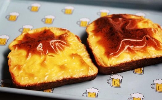 【乳酪厚片（消耗吐司，奶油奶酪）的做法步骤图】bakerfannie-制作